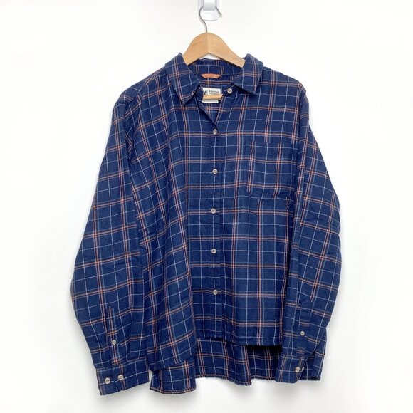 Marmot Boyfriend Flannel Shirt - Blue - Picture 1 of 9